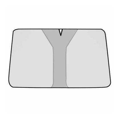 Size S Foldable Car Windshield Sunshade Silver Coating UV Protection Heat Insulation Sun Shade for Universal Vehicle