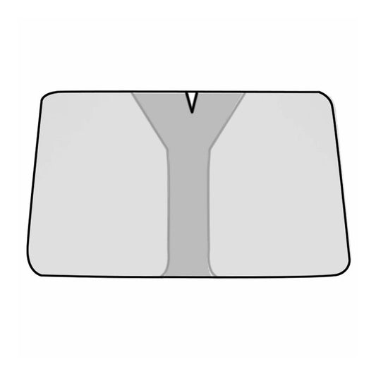 Size S Foldable Car Windshield Sunshade Silver Coating UV Protection Heat Insulation Sun Shade for Universal Vehicle