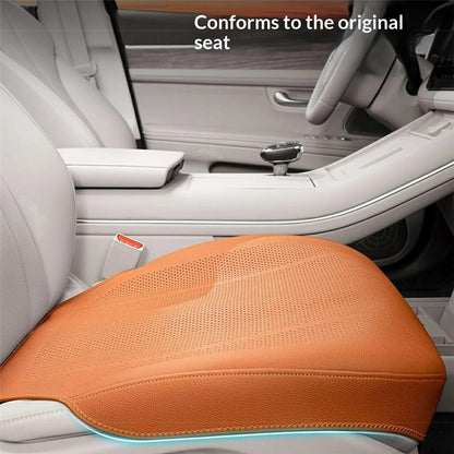 Ventilated Car Seat Cushion Summer Breathable Car Seat Pad PU Leather Car Seat Cover