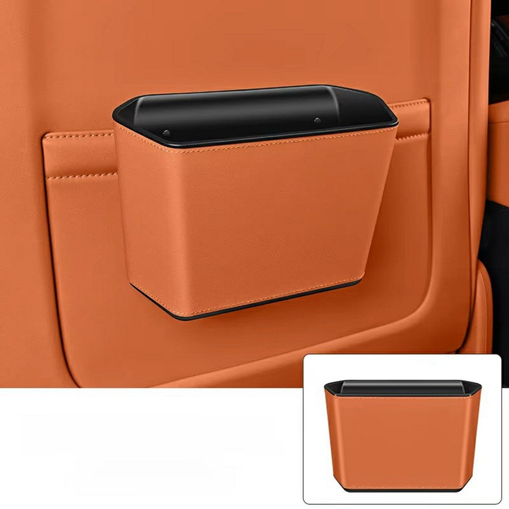Car Hanging Trash Can Large Capacity Multi-function Storage Box Seat Back Organizer