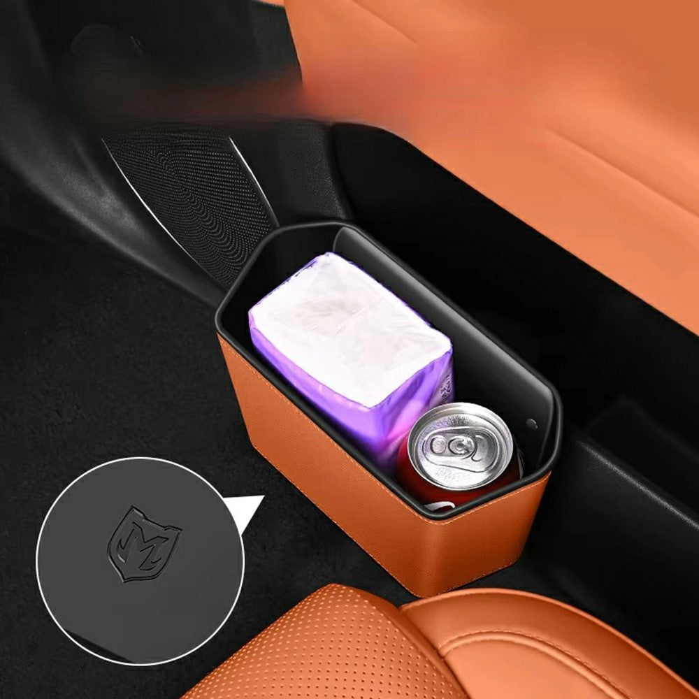 Car Hanging Trash Can Large Capacity Multi-function Storage Box Seat Back Organizer