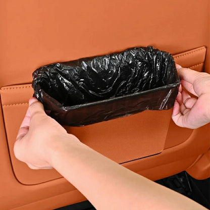 Car Hanging Trash Can Large Capacity Multi-function Storage Box Seat Back Organizer