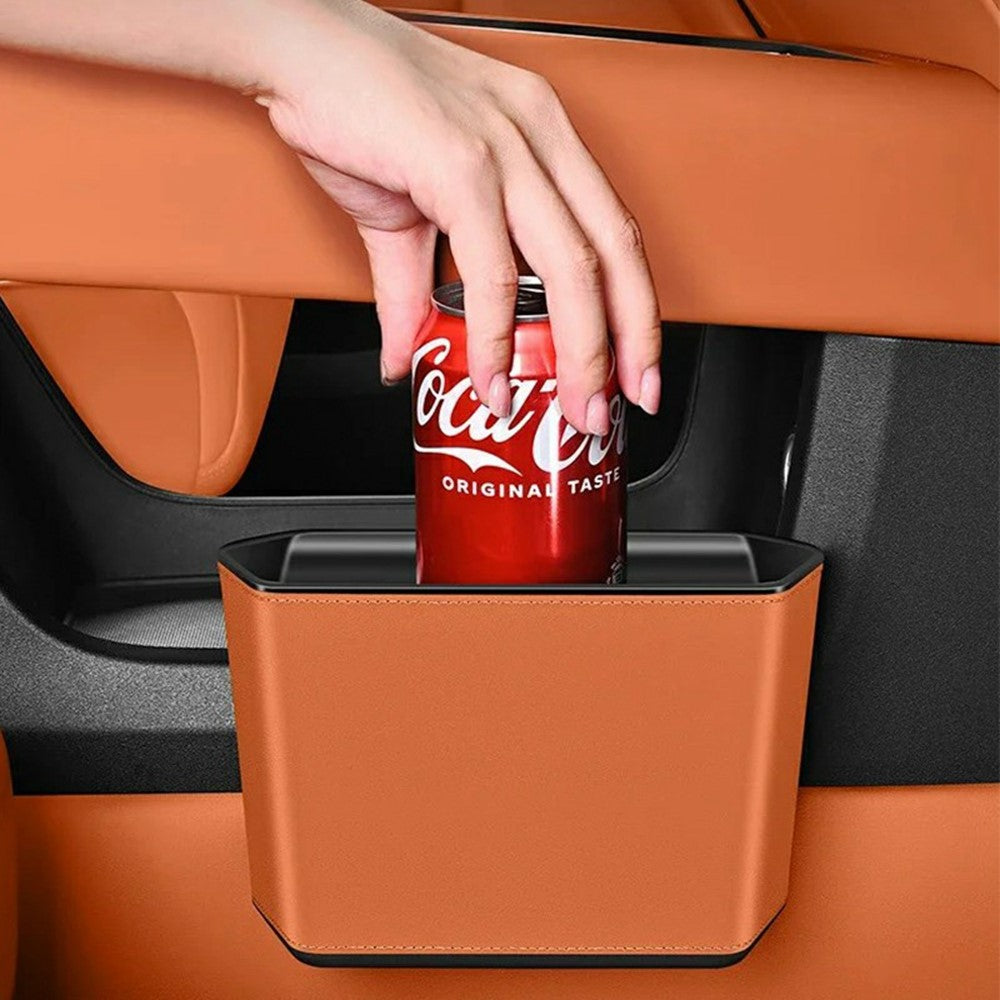 Car Hanging Trash Can Large Capacity Multi-function Storage Box Seat Back Organizer