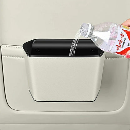Car Hanging Trash Can Large Capacity Multi-function Storage Box Seat Back Organizer