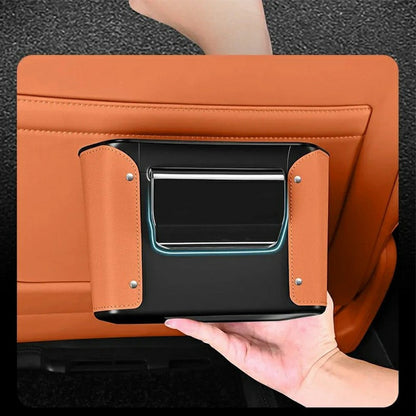 Car Hanging Trash Can Large Capacity Multi-function Storage Box Seat Back Organizer