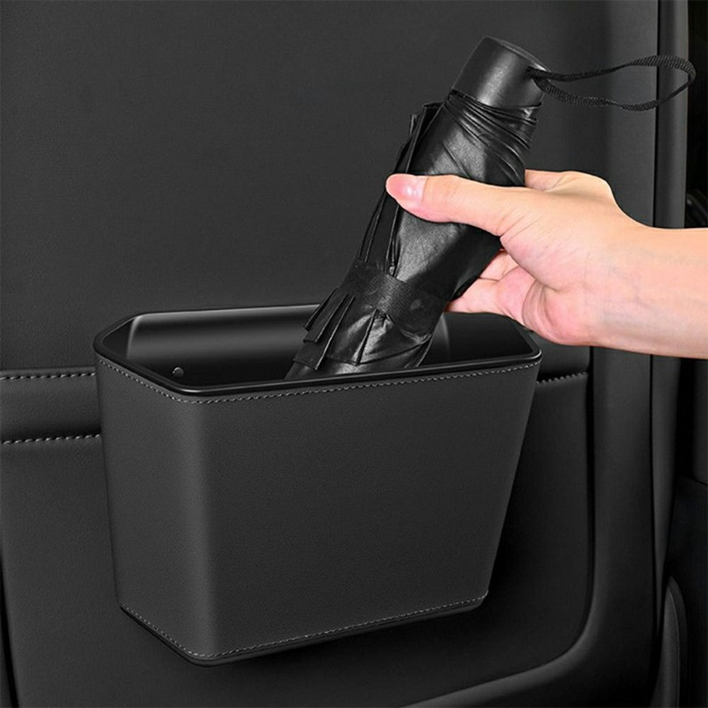 Car Hanging Trash Can Large Capacity Multi-function Storage Box Seat Back Organizer