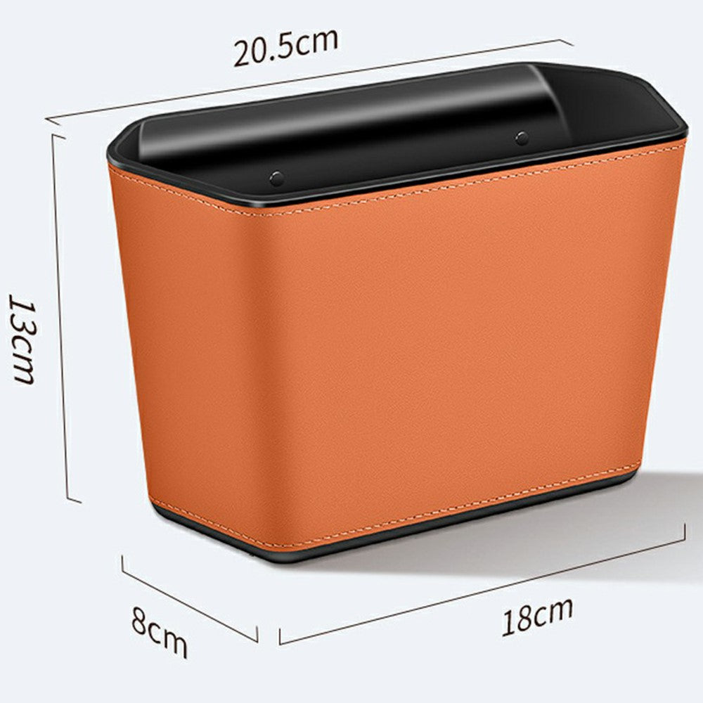 Car Hanging Trash Can Large Capacity Multi-function Storage Box Seat Back Organizer