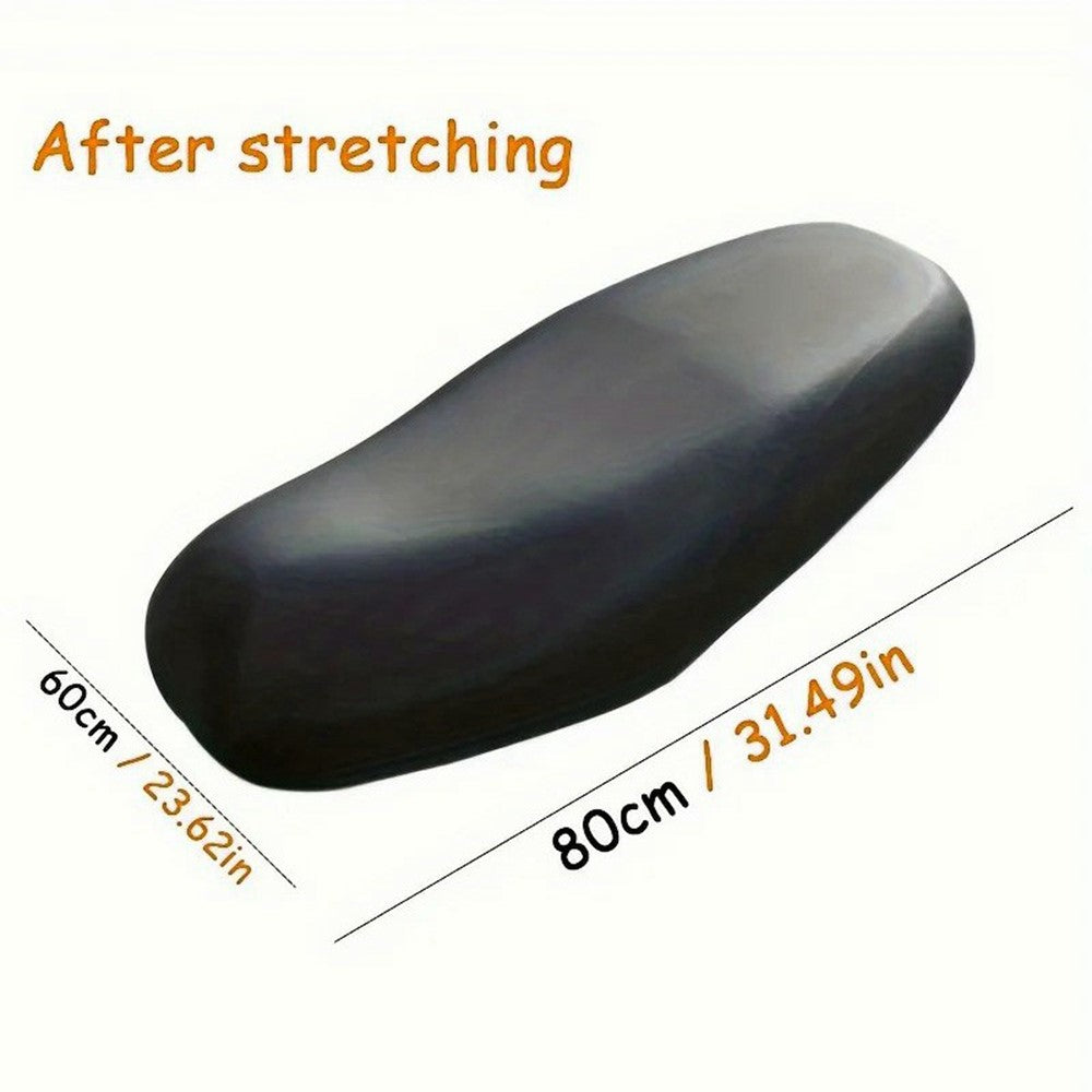 50x27cm Universal Motorcycle Scooter Seat Cover PU Leather Waterproof All Season Seat Protective Cover for Electric Bike