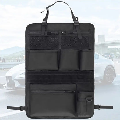 600D Oxford Fabric Car Seat Back Hanging Organizer Multi Pocket Storage Bag for SUV