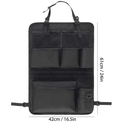600D Oxford Fabric Car Seat Back Hanging Organizer Multi Pocket Storage Bag for SUV