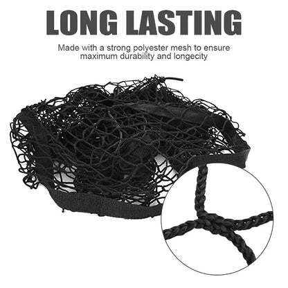 110x30cm Truck Cargo Net Organizer Mesh Storage Bag 3 Pockets Trunk Organizer for SUV Pickup Bed