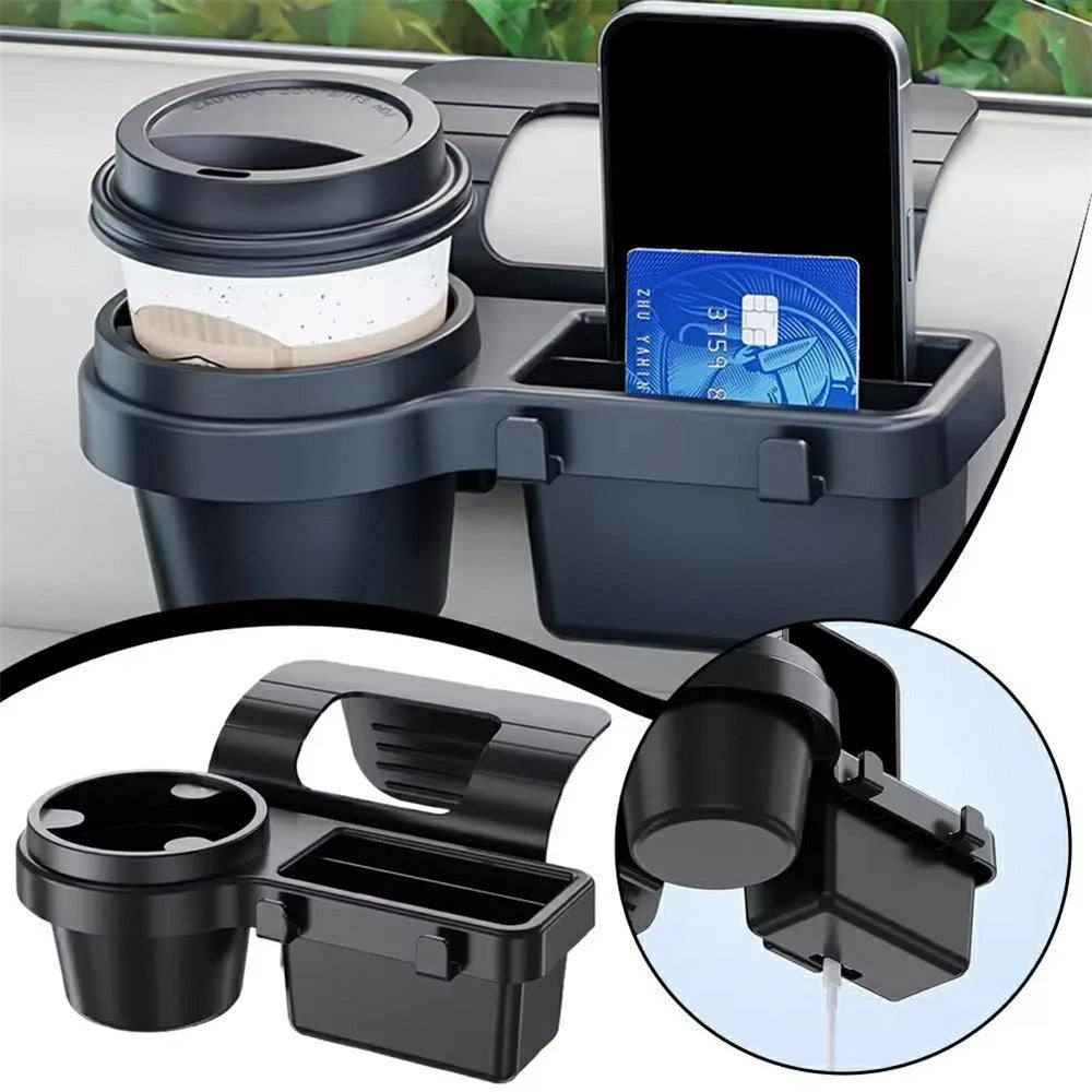 Car Window Organizer Multi-Function Cup Holder Phone Storage Box for Door Side Hanging