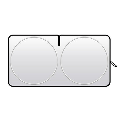 150x80cm Car Windshield Sunshade Foldable Titanium Silver UV Protection Heat Insulation Sun Shade for Vehicle
