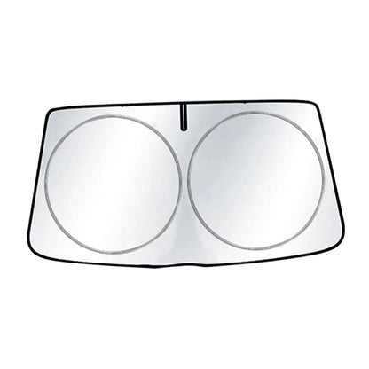 150x80cm Car Windshield Sunshade Foldable Titanium Silver UV Protection Heat Insulation Sun Shade for Vehicle