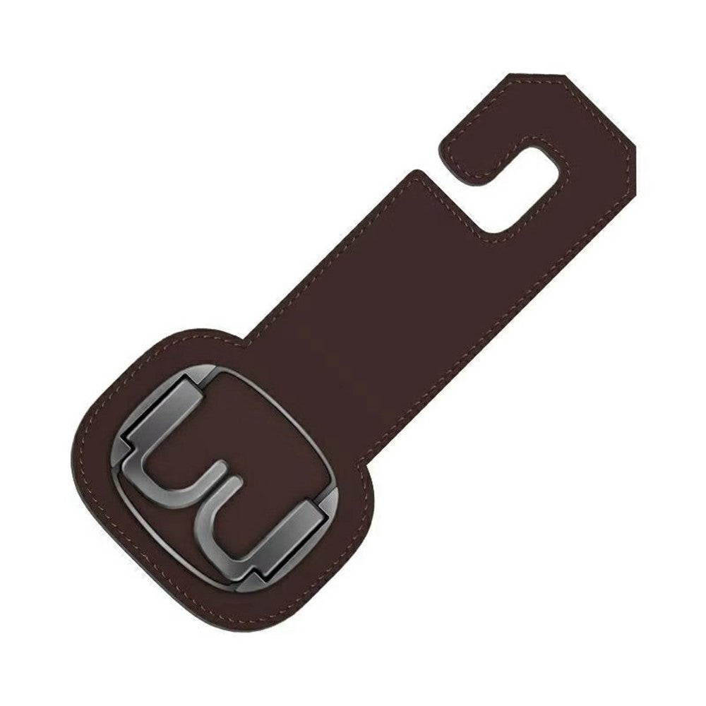 Car Headrest Hook Foldable Metal Seat Back Hanger Multi-function Hidden Hook for Handbag Grocery