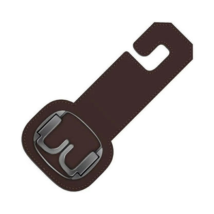 Car Headrest Hook Foldable Metal Seat Back Hanger Multi-function Hidden Hook for Handbag Grocery