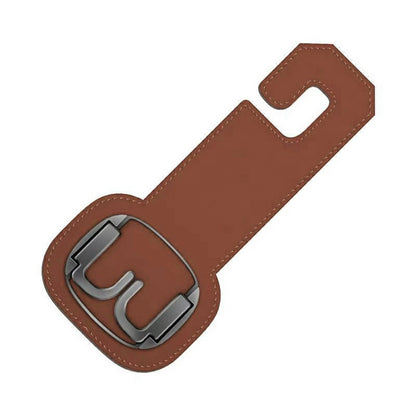 Car Headrest Hook Foldable Metal Seat Back Hanger Multi-function Hidden Hook for Handbag Grocery