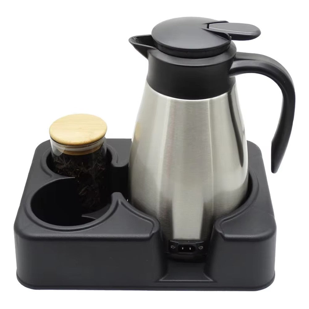 Car Cup Holder Organizer Tray 14.5cm Large Slot Electric Kettle Base Stand for Vehicle