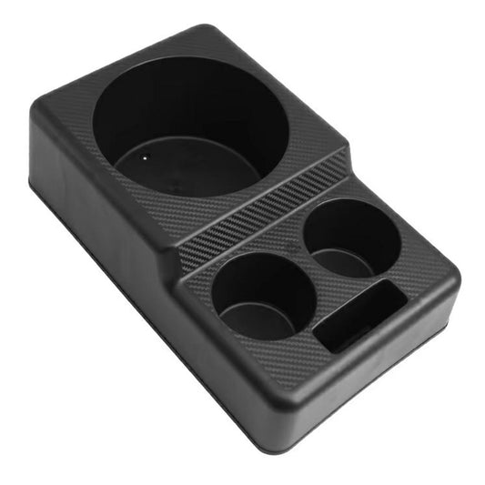 Car Cup Holder Console Organizer 17.3cm Large Slots Opening Storage Tray for Drinks Phone