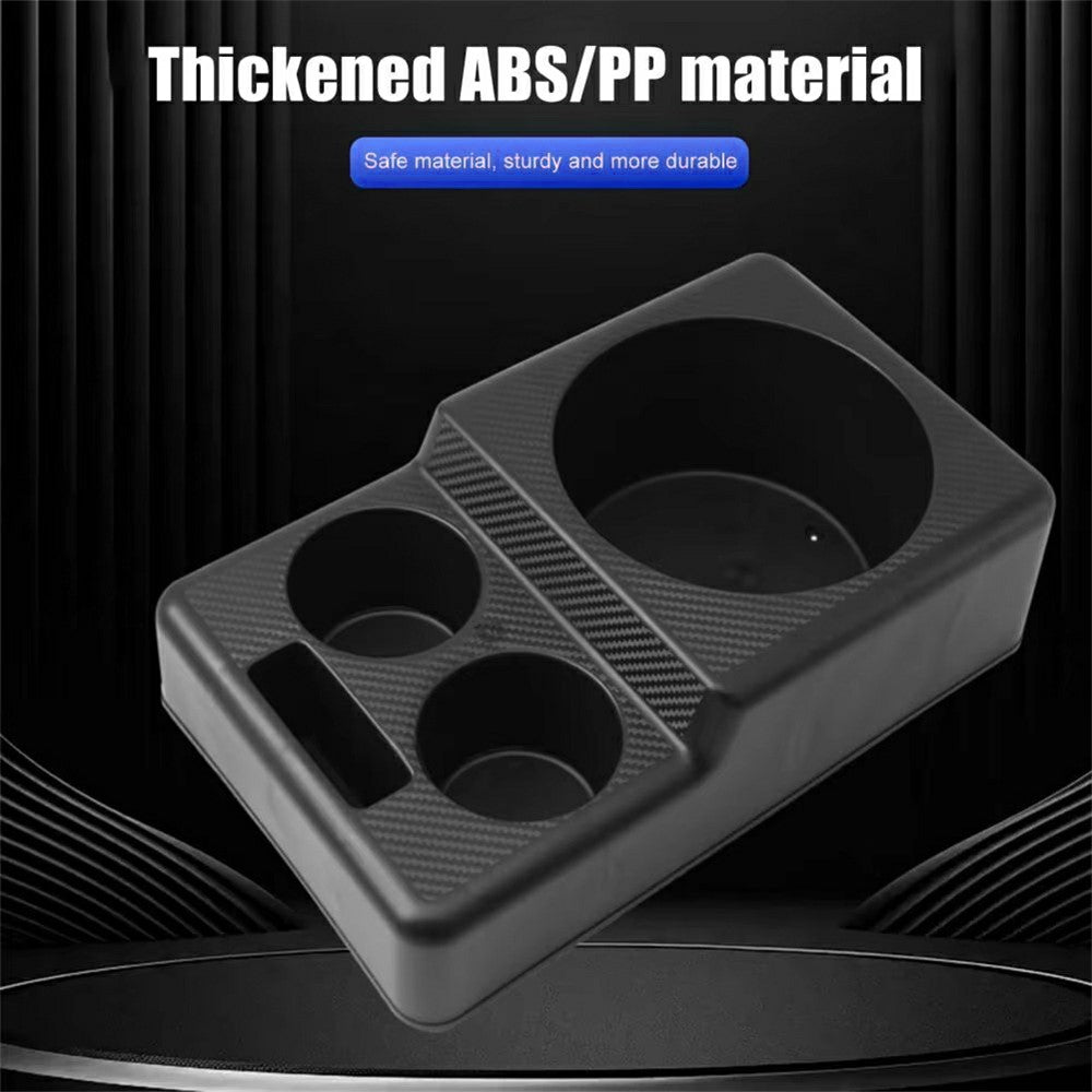 Car Cup Holder Console Organizer 17.3cm Large Slots Opening Storage Tray for Drinks Phone