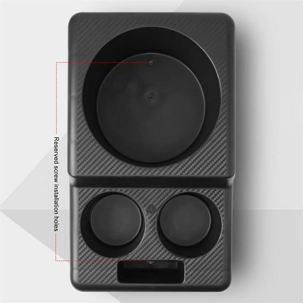 Car Cup Holder Console Organizer 17.3cm Large Slots Opening Storage Tray for Drinks Phone