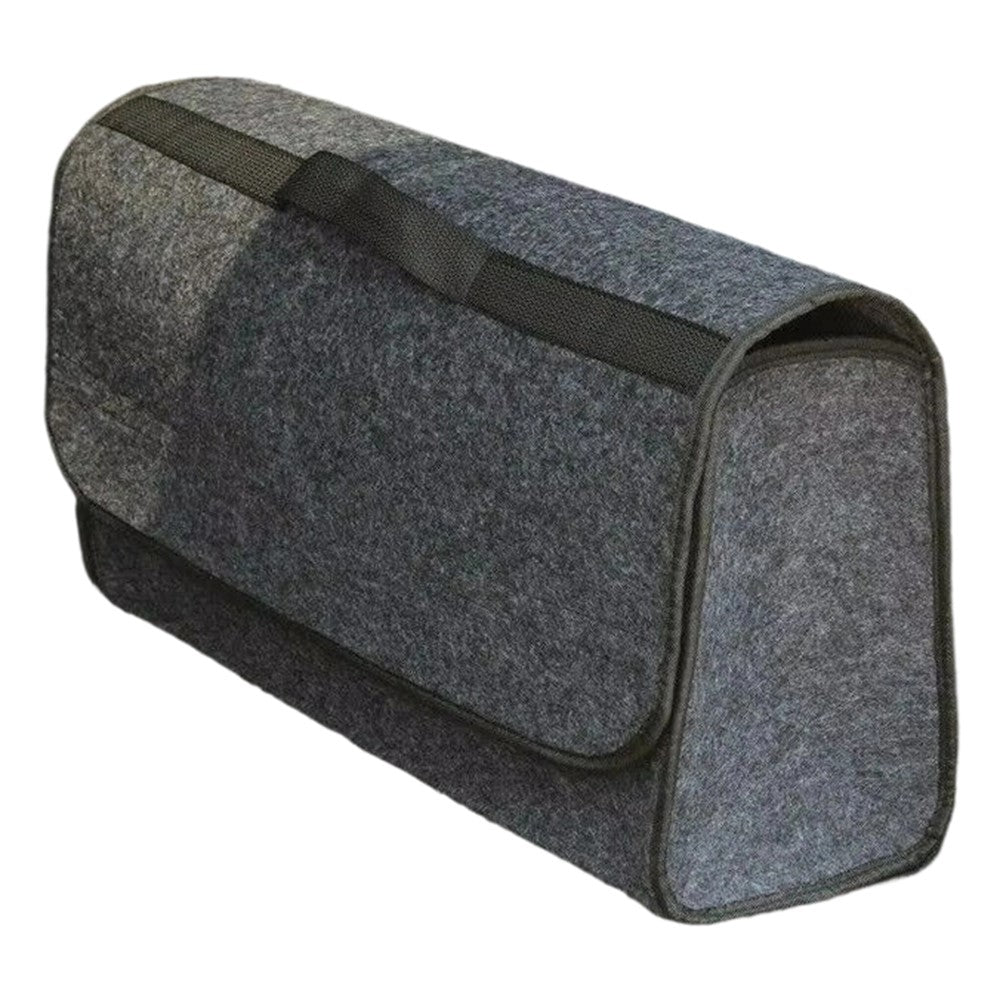 59X17X24cm Car Trunk Organizer Foldable Multi-Compartment Felt Storage Bag for Auto Organization