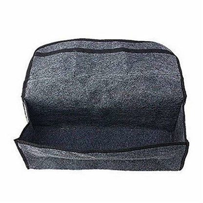 59X17X24cm Car Trunk Organizer Foldable Multi-Compartment Felt Storage Bag for Auto Organization