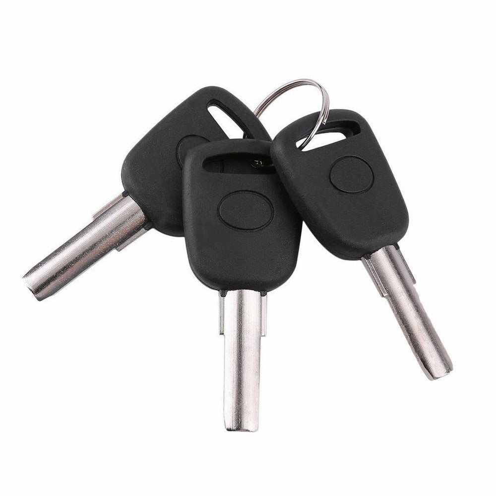 Car Steering Wheel Lock Foldable Anti-Theft Security Lock with 3 keys for Universal Vehicle Protection