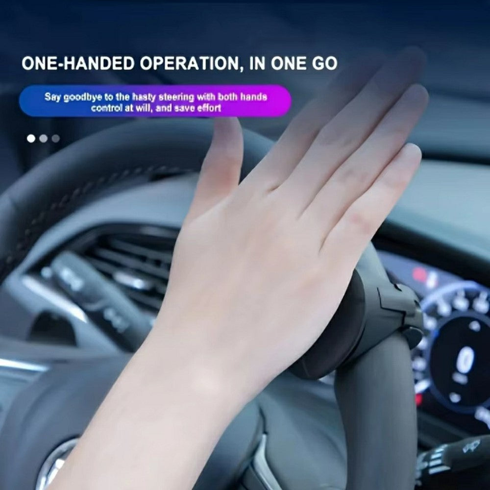 Car Steering Wheel Knob One Hand Turning Assistant Power Ball 360 Degree Rotation for Easy Driving