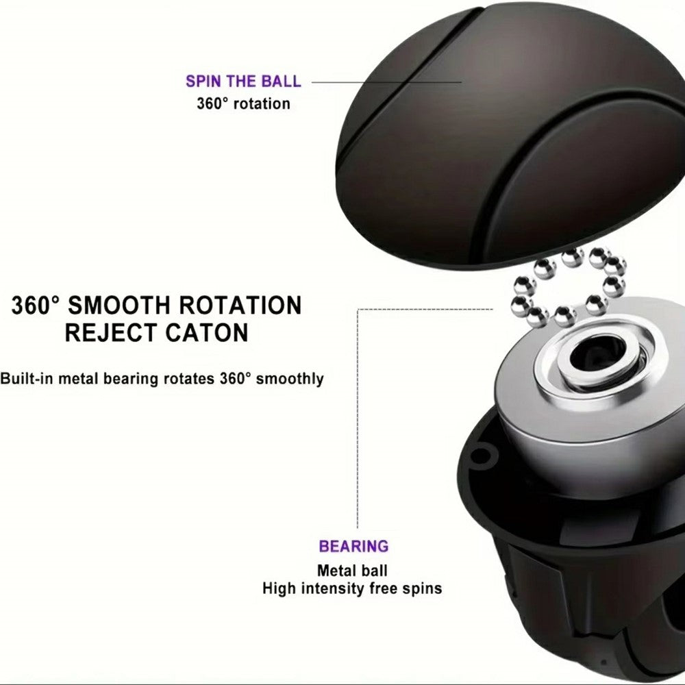 Car Steering Wheel Knob One Hand Turning Assistant Power Ball 360 Degree Rotation for Easy Driving