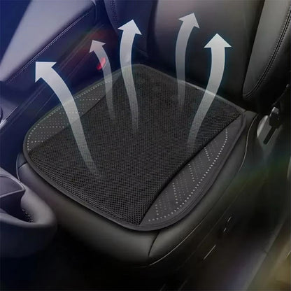 Summer Cooling Seat Cushion with 5 Fans 3-Speed Adjustable USB Car Breathable Mesh Pad