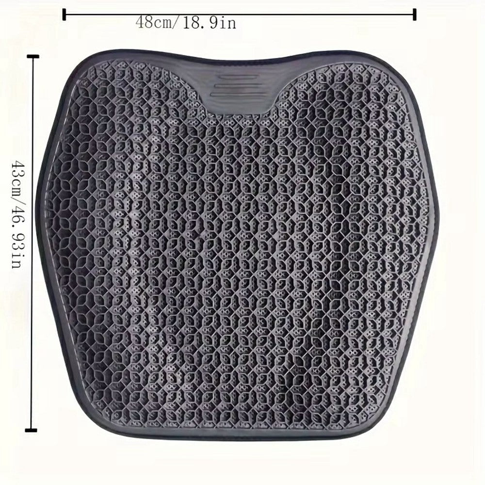 48x43cm 3D Honeycomb Mesh Design Breathable Seat Cushion Cooling Gel Pad for Car Office Chair