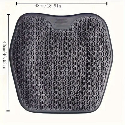48x43cm 3D Honeycomb Mesh Design Breathable Seat Cushion Cooling Gel Pad for Car Office Chair