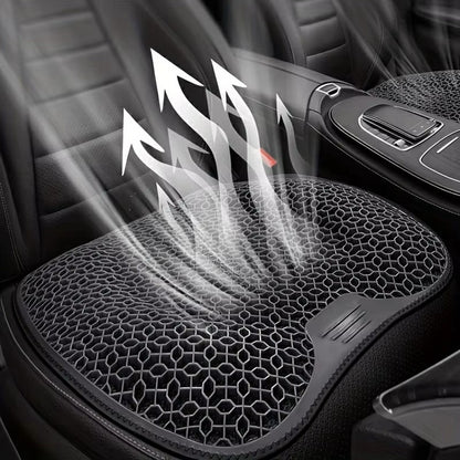 48x43cm 3D Honeycomb Mesh Design Breathable Seat Cushion Cooling Gel Pad for Car Office Chair
