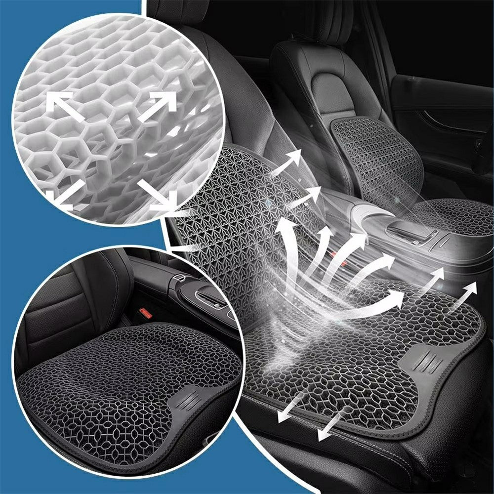 48x43cm 3D Honeycomb Mesh Design Breathable Seat Cushion Cooling Gel Pad for Car Office Chair