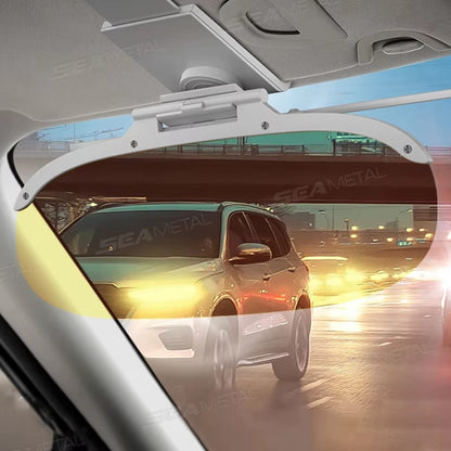 Size L Car Sun Visor Anti-Glare Day Night 2 in 1 Flip Down Windshield Shade for Driving, 31.5x15cm