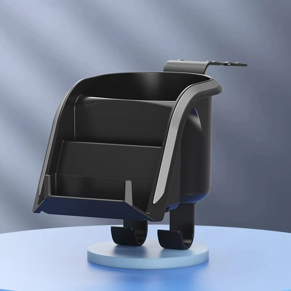 Car Seat Back Cup Holder Organizer with Hooks Multi-Function Headrest Caddy for Drinks Phone Storage