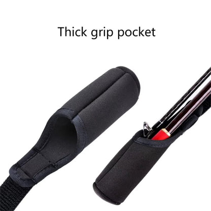 Portable Fishing Rod Tip & Butts Protector Cover 60-130cm Adjustable Tackles Store Fishing Rod Sleeve