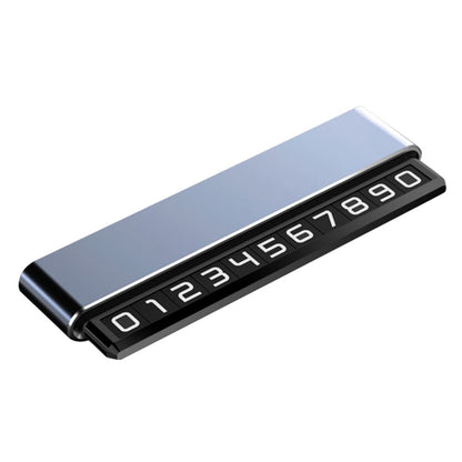 H6S Magnetic Temporary Parking Number Plate Hidden Car High Temperature Resistant Parking Sign, Double Number