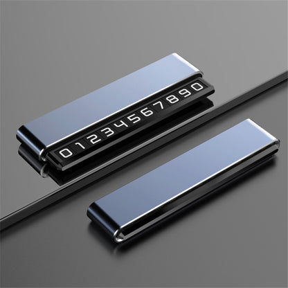 H6S Magnetic Temporary Parking Number Plate Hidden Car High Temperature Resistant Parking Sign, Double Number