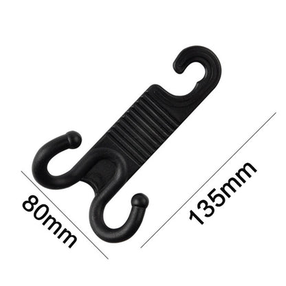 2Pcs Groceries Storage Headrest Hanger Plastic Car Back Seat Bag Holder Double Hooks