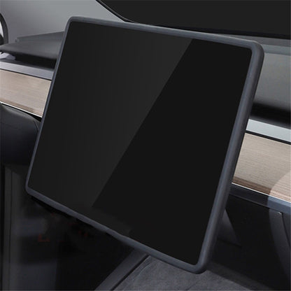 For Tesla Model Y / 3 Screen Silicone Case Car Display Screen Frame Protective Cover