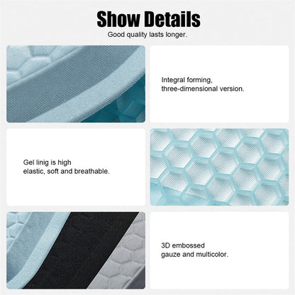 Car Cooling Seat Pad Pressure Relief Breathable Gel Seat Cushion for Home Office Chair