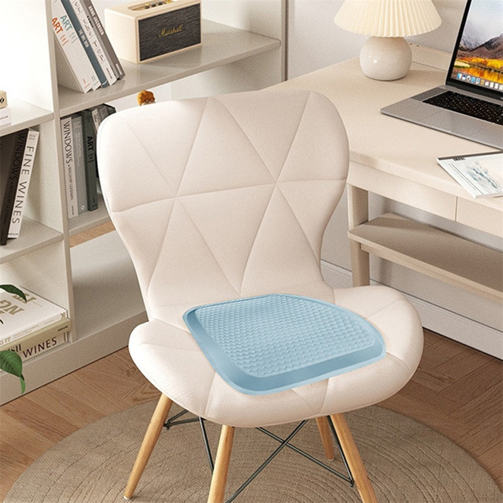 Car Cooling Seat Pad Pressure Relief Breathable Gel Seat Cushion for Home Office Chair