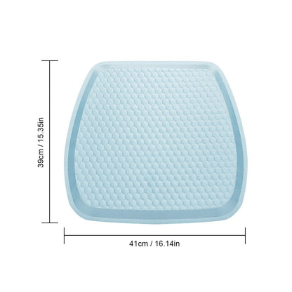 Car Cooling Seat Pad Pressure Relief Breathable Gel Seat Cushion for Home Office Chair