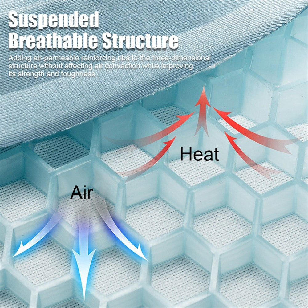 Car Cooling Seat Pad Pressure Relief Breathable Gel Seat Cushion for Home Office Chair