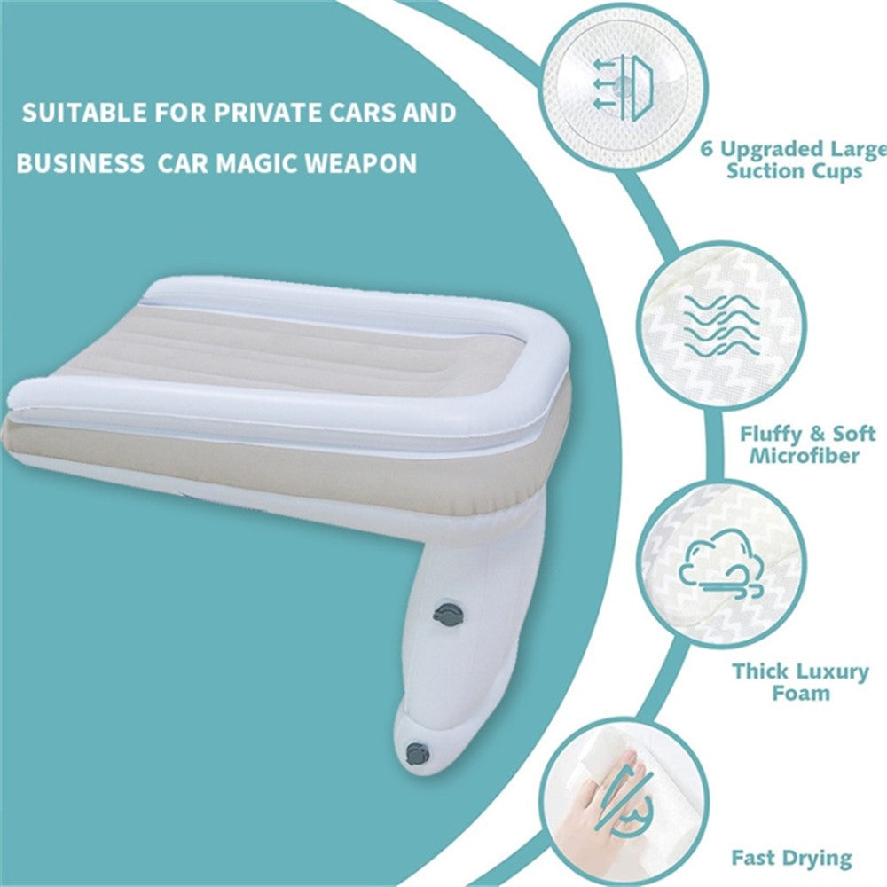 Flocking+PVC Inflatable Airplane Car Bed for Toddler Baby Travel Plane Sleeping Bed