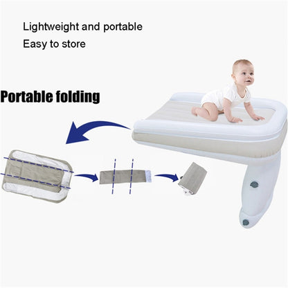 Flocking+PVC Inflatable Airplane Car Bed for Toddler Baby Travel Plane Sleeping Bed