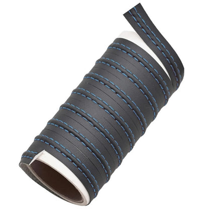 8m Car Interior Trim Strip Automobile Center Console PU Leather Adhesive Decorative Strip