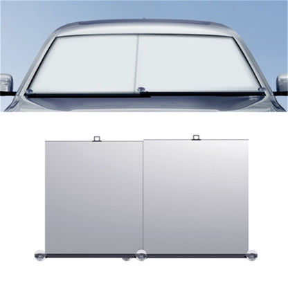 2Pcs Summer Car Windshield Sun Shade Umbrella Sunshade Cover UV Reflective Front Window Sun Visor